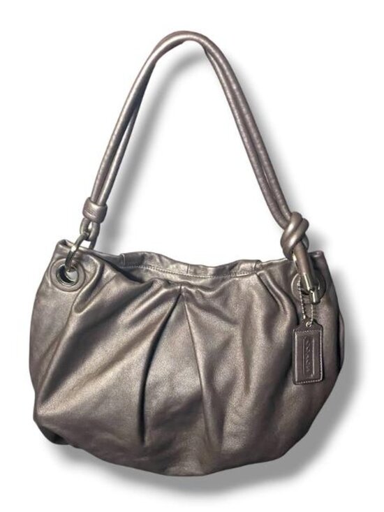 Coach Handbags - Vintage Coach Parker Hobo Metallic Brown Leather Shoulder Bag